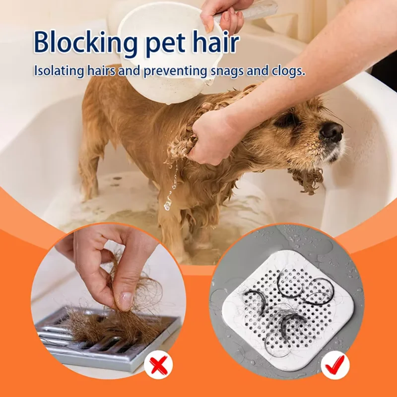 دش غطاء لبالوعة الشعر الماسك شقة سيليكون التوصيل سدادة للحمام المطبخ بالوعة حوض الاستحمام مصفاة TPR حامي