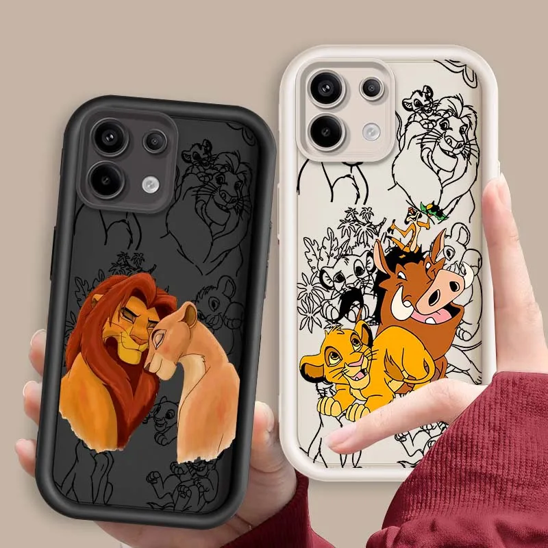 

Disney Lion King Anime For Xiaomi Mi Poco X3 X4 X5 X6 M4 M5 M5s M6 F4 F5 F6 Pro GT Plus 5G Eye Ladder Cover