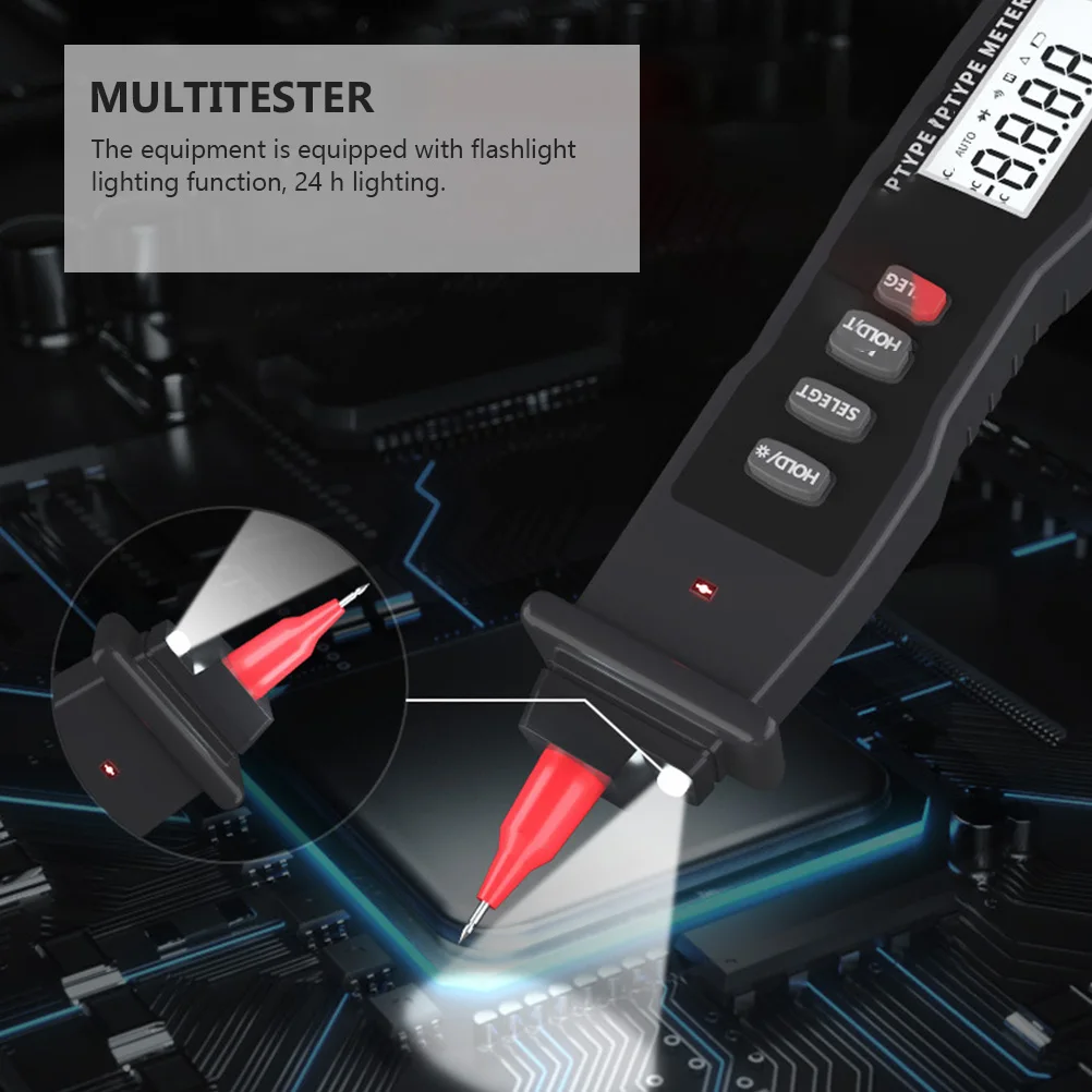

Digital Multimeter Electronic Measuring Instrument Tester 24h Flashlight NCV Contactless Measurement LCD Display Live Wire Null