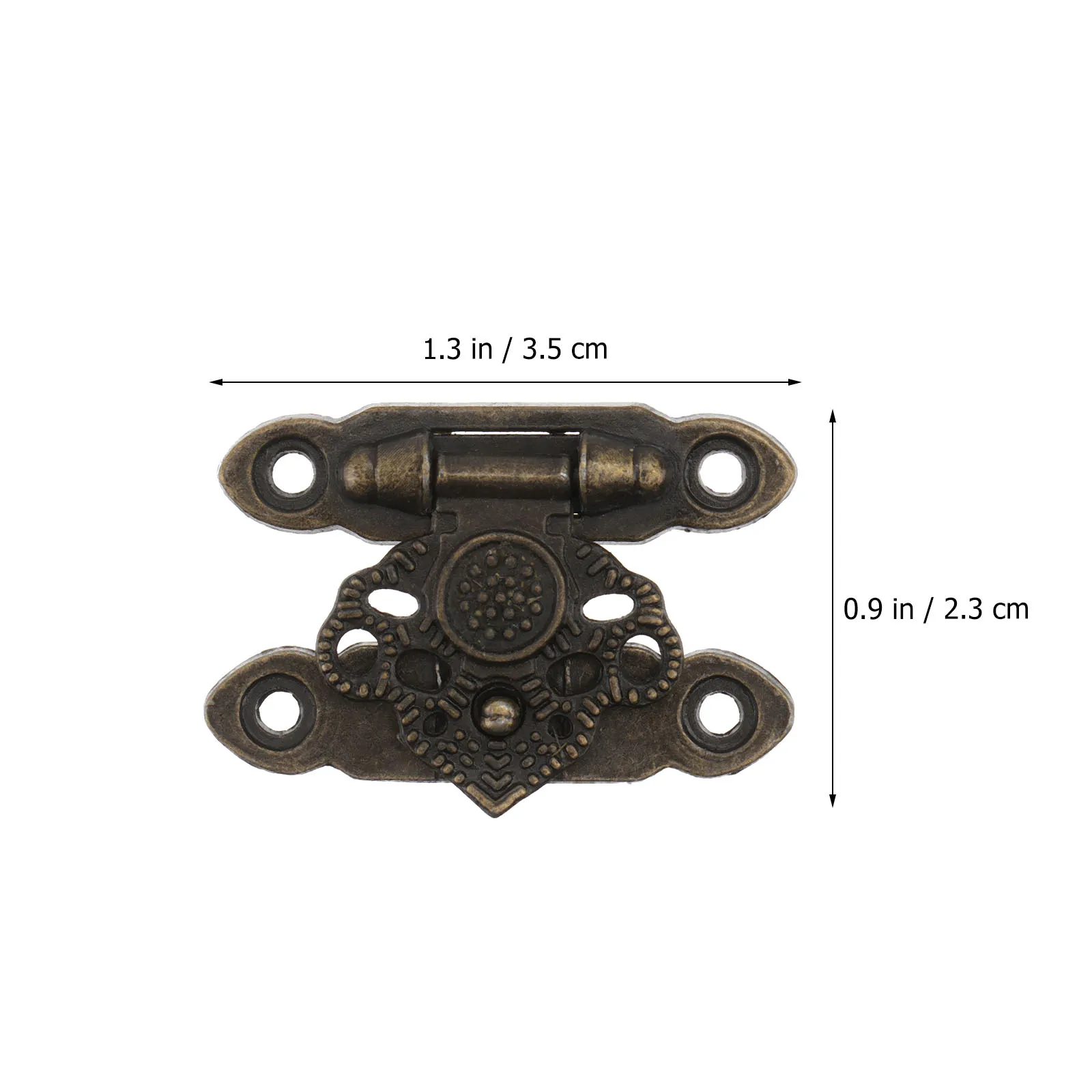 

20pcs Bag Lock Buckle Zinc Alloy Durable Sturdy Replacement Wooden Box Suitcase Hasp Metal Latch Archaizing Buckle Hardware