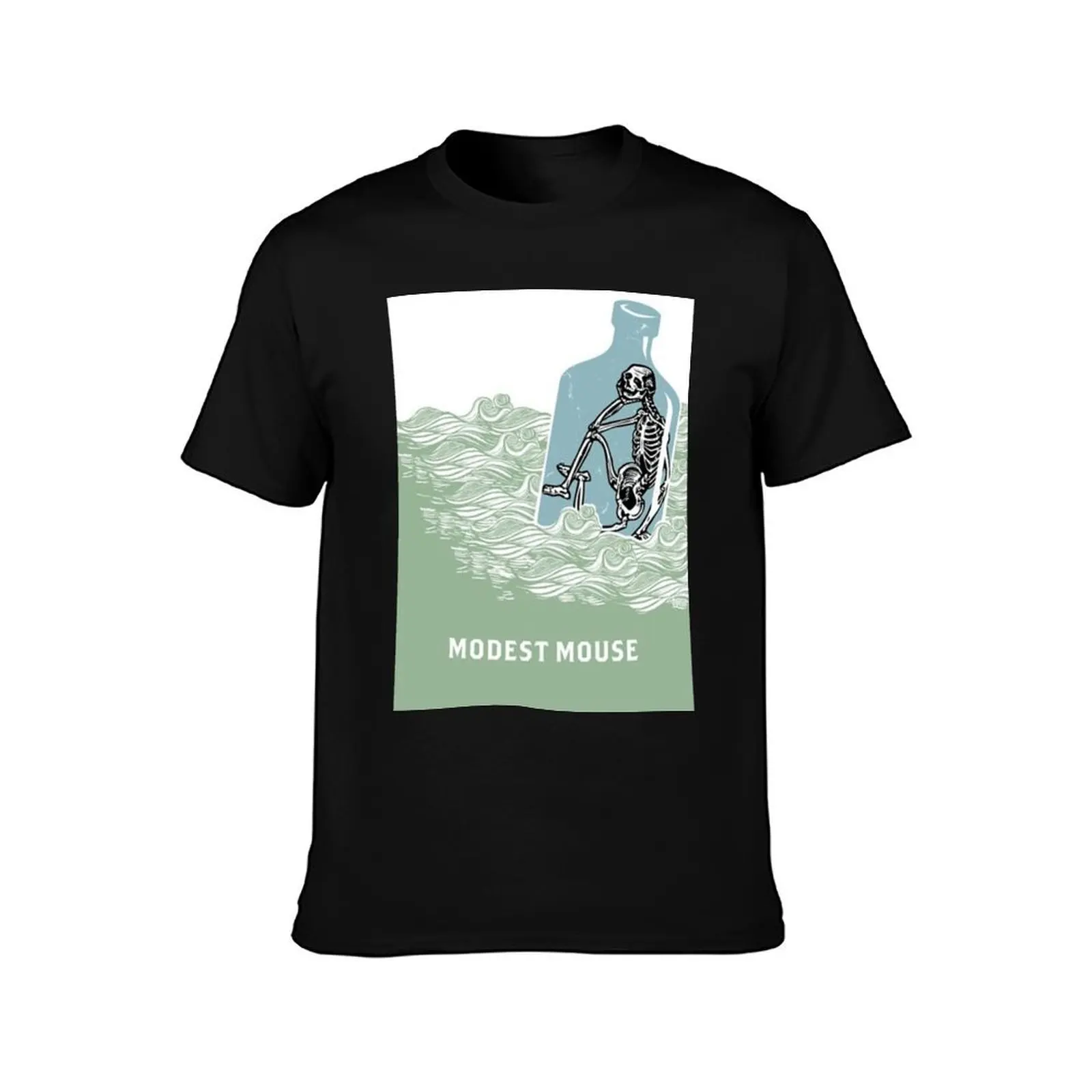 Modest Mouse Bottle T-Shirt Comfortable Basic Crew Neck Tee T-Shirt