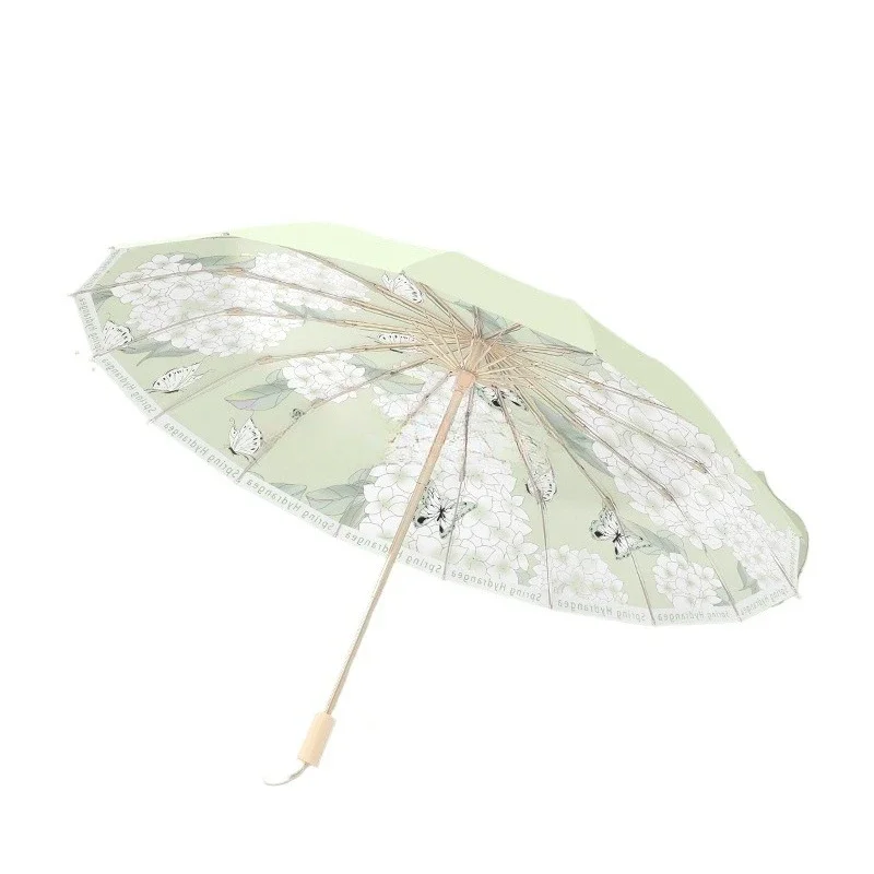 

Folding summer sturdy imac sun protection UV shading dual-purpose wind-resistant sun female umbrella sunny and rainy