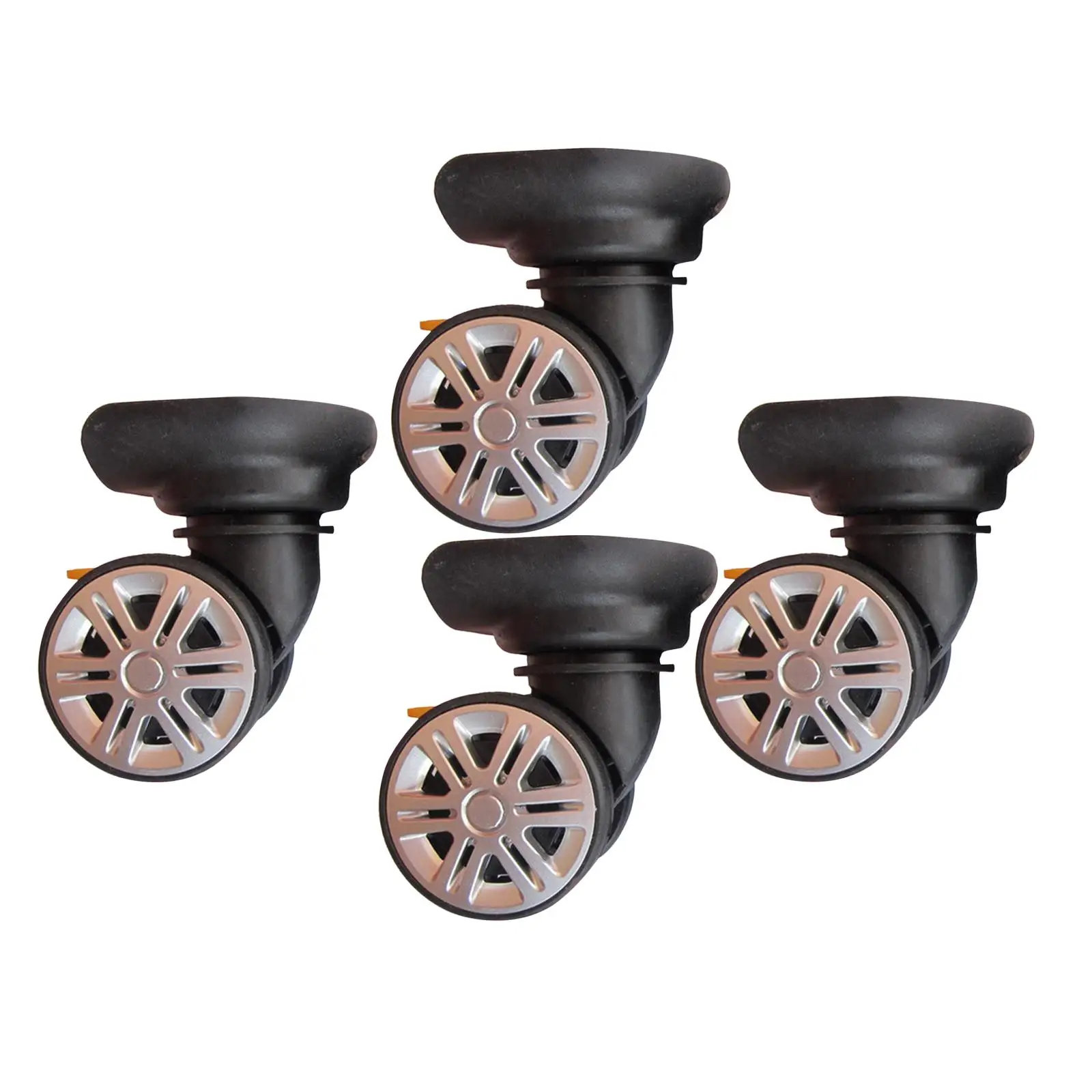 

4x Suitcase Wheels Universal Luggage Wheels Silent Suitcase Swivel Wheels for