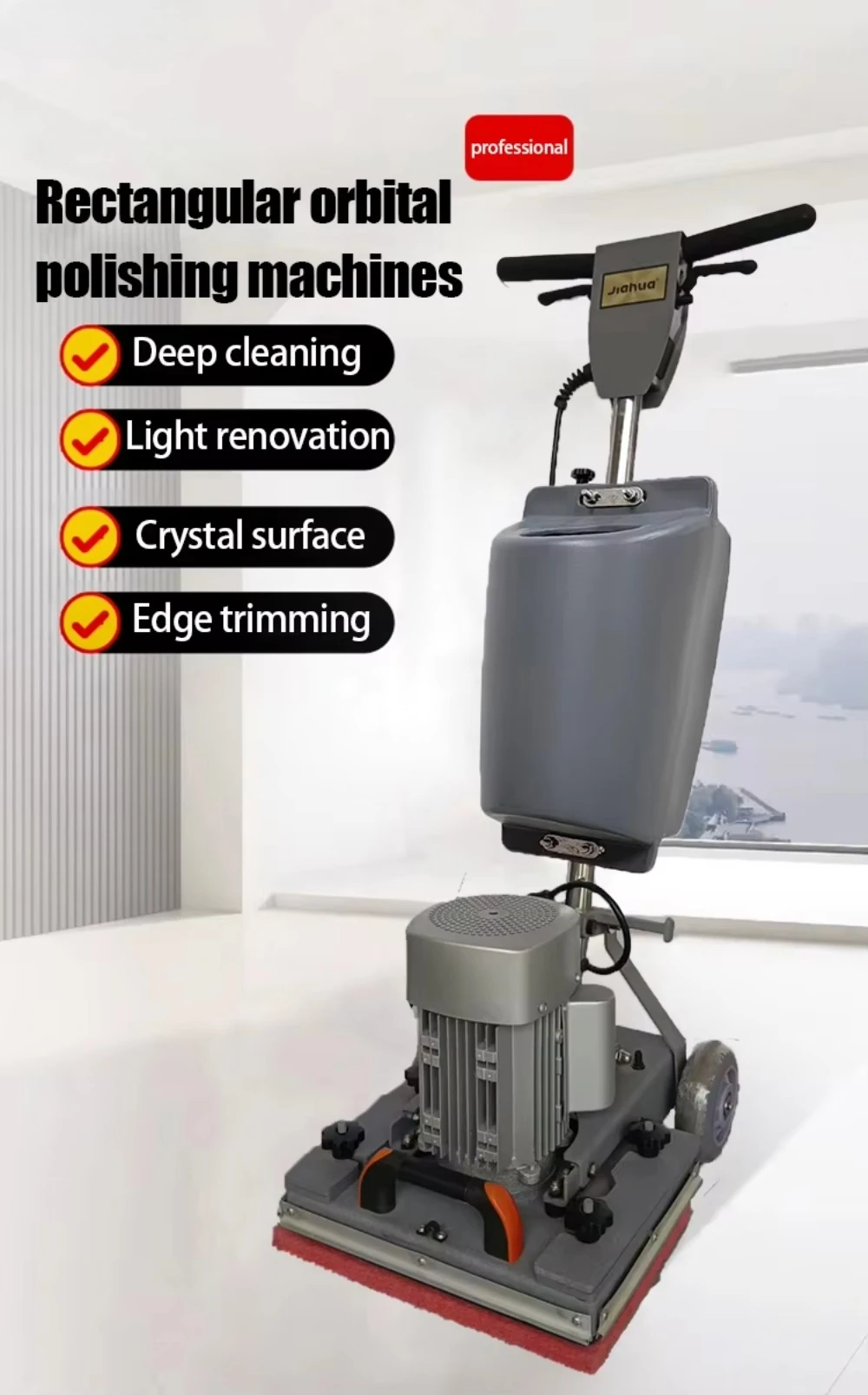 220V Electric Polisher Orbital Sander Small Floor Broken Mini Polishing Machine Sanders Parquet Eccentric Polish Orbit Concrete