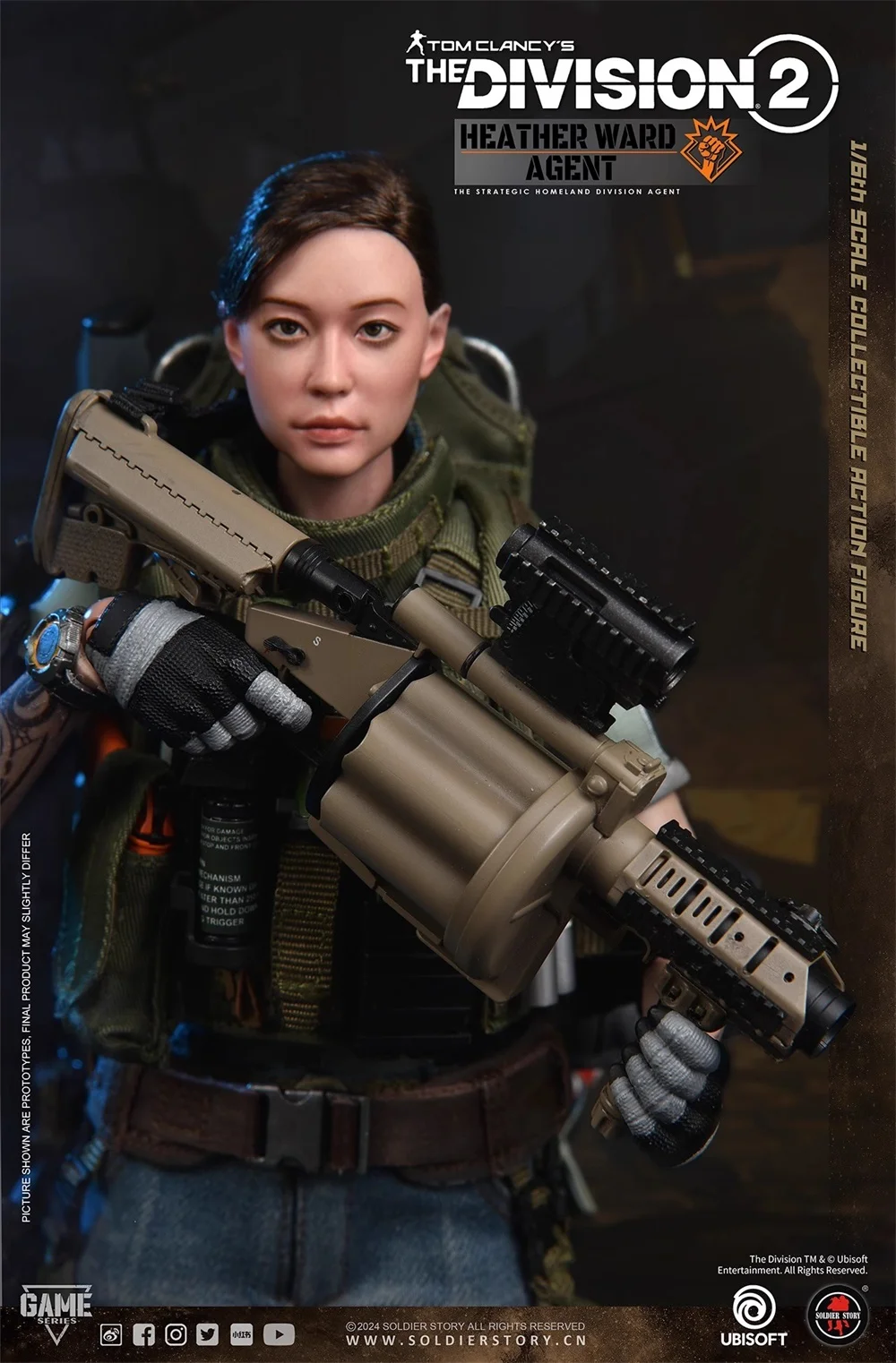 

1/6 Soldierstory SSG009 Soldier Female Agent Ward Operation Game Charactor Unit Full Set Toys Model For Fans Collect