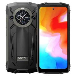 Blackview OSCAL PILOT 2 Rugged Smartphone 6.5'' 120Hz 8GB 256GB Dual LED Flashlights 50MP 8800mAh NFC 4G Helio G99 Mobile Phone
