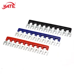 5PCS TBR Terminal Block 10A 20A 30A Insulated Terminals Electrical Connectors 10-Position Busbar Shorting Side Connection