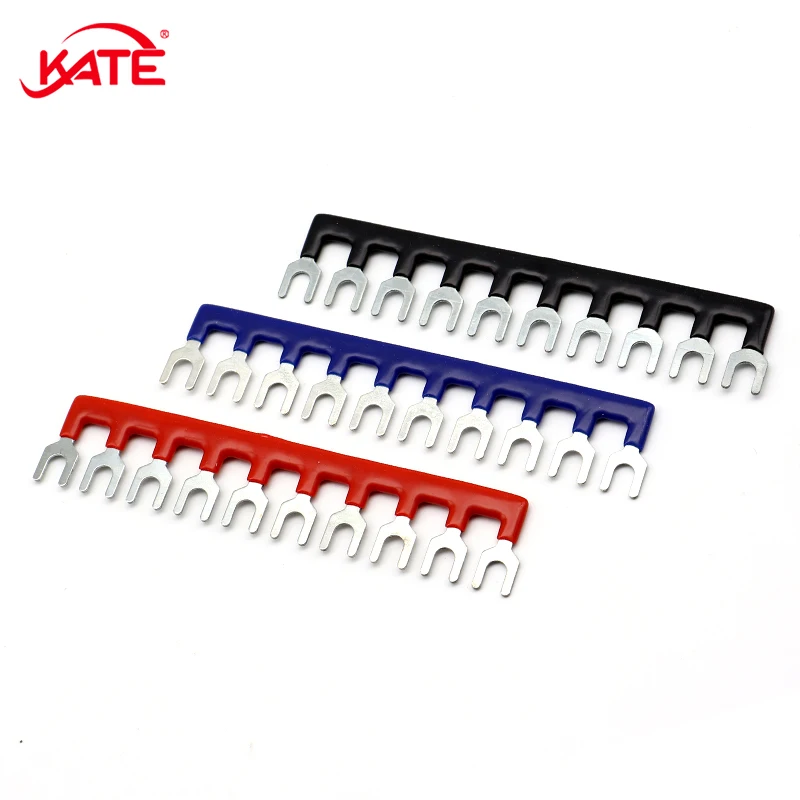 5PCS TBR Terminal Block 10A 20A 30A Insulated Terminals Electrical Connectors 10-Position Busbar Shorting Side Connection