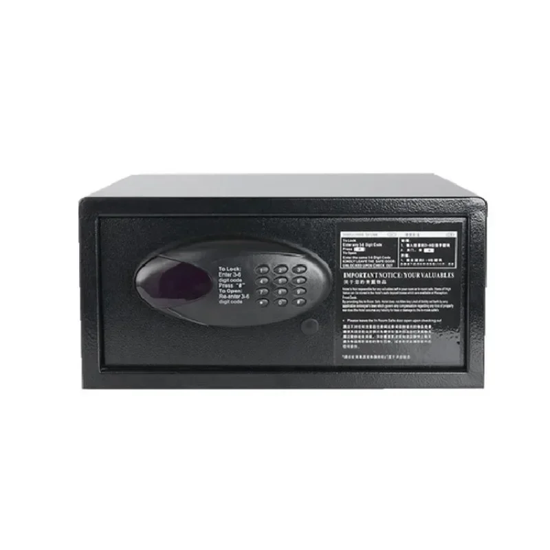 Password Anti-theft All Steel Small Safe Electronic Password Safe Hotel Room Specific with Hidden Keyhole