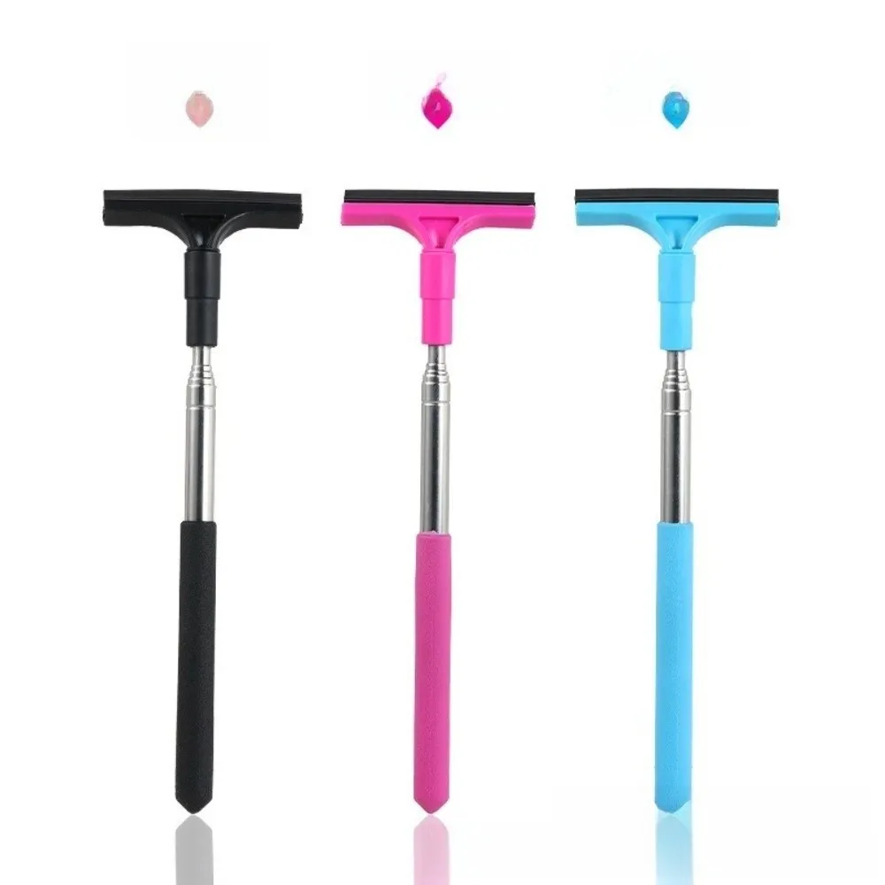 Telescopic Handle Rearview Mirror Wiper Multi-use Squeegee Retractable Design Cleaning Tool Auto Accessories Lightweight