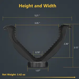 V-Gun حامل الرماية حامل ثلاثي القوائم بندقية حامل محمول جبل دائم الأنشطة الخارجية MLOK أعلى 10 مبيعات ترايبود بندقية الصيد - رقم 9