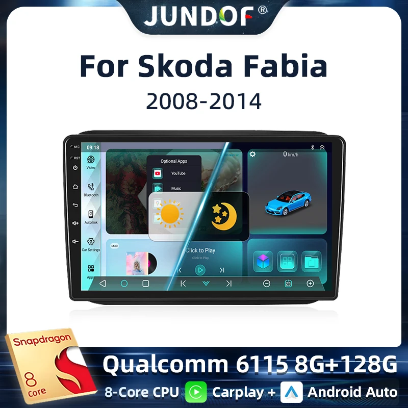 

Android 13 For Skoda Fabia 2 2008 2009 2010 2011 2012 2013 GPS 2Din Car Video Player Navigation Car Stereo Autoradio Multimedia