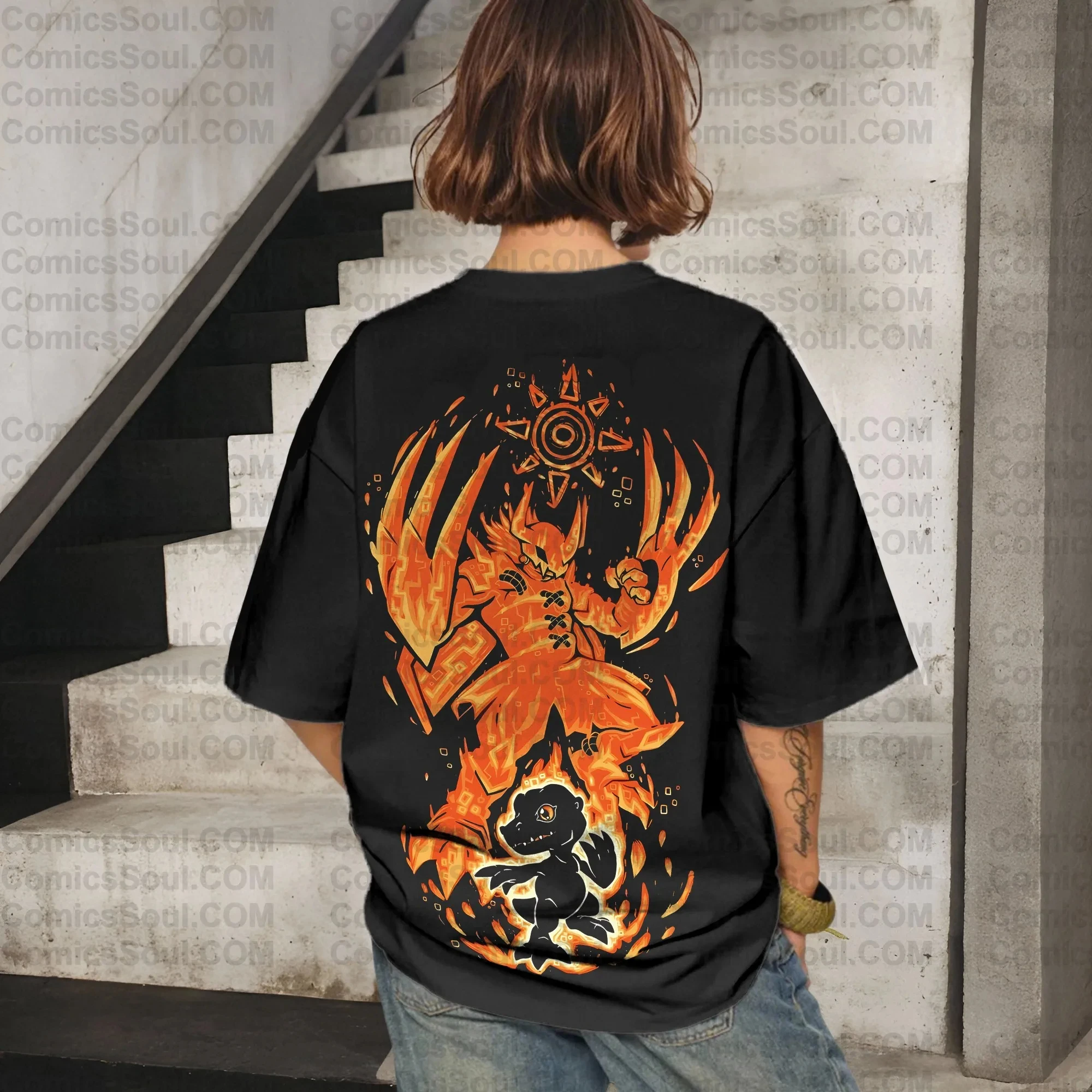 تيشيرتات متحركة مطبوعة ثلاثية الأبعاد للبالغين والرجال والنساء والأطفال، رياضية، كاجوال، مريحة وقابلة للتنفس1