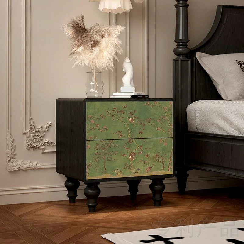 

wood bedside table, bedroom bedside table, locker, next to the living room sofa, storage and decoration integrated cabinet