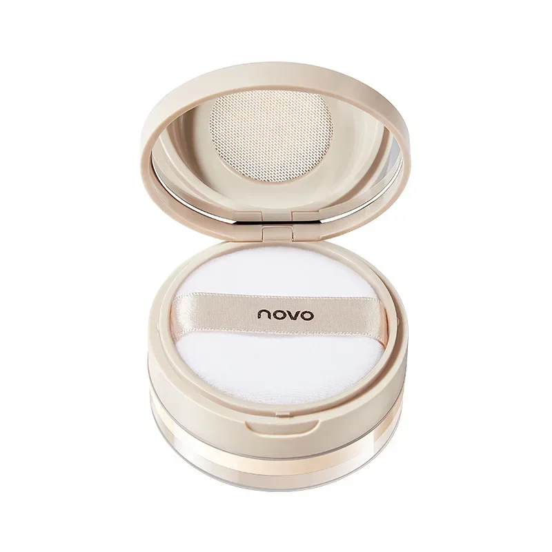 NOVO Waterproof Matte Setting Powder Make Up Loose Powder Professional Oil-control Face Finishing Powder Transparent Natural