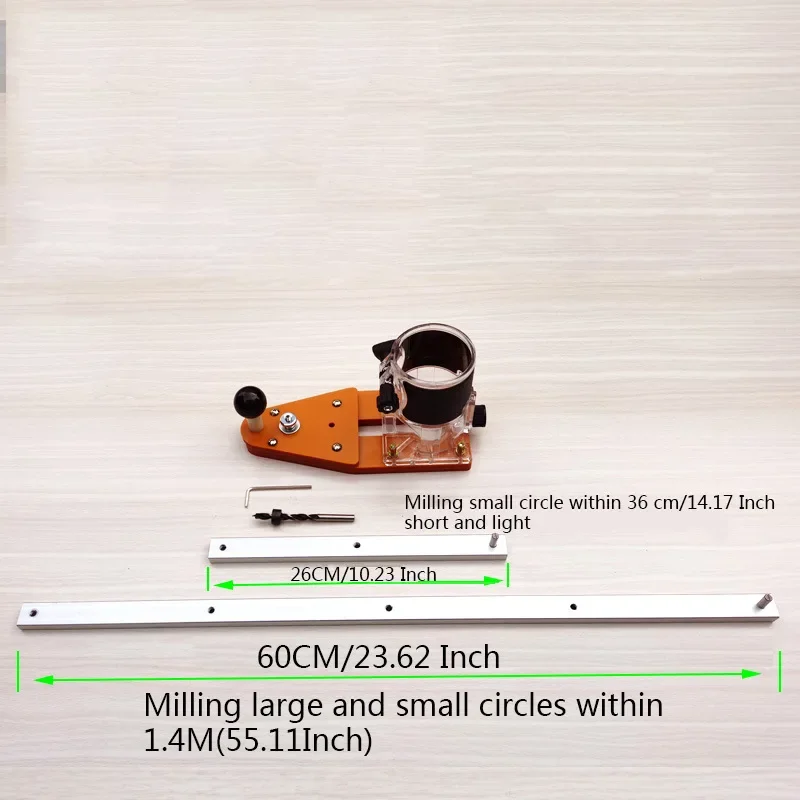 Fräserbasis, Ersatzbasis für elektrische Handtrimmer, Basis für Holzbearbeitungs-Kantenschneider-Fräsmaschinen, Zubehör für Elektrowerkzeuge – Detail 11