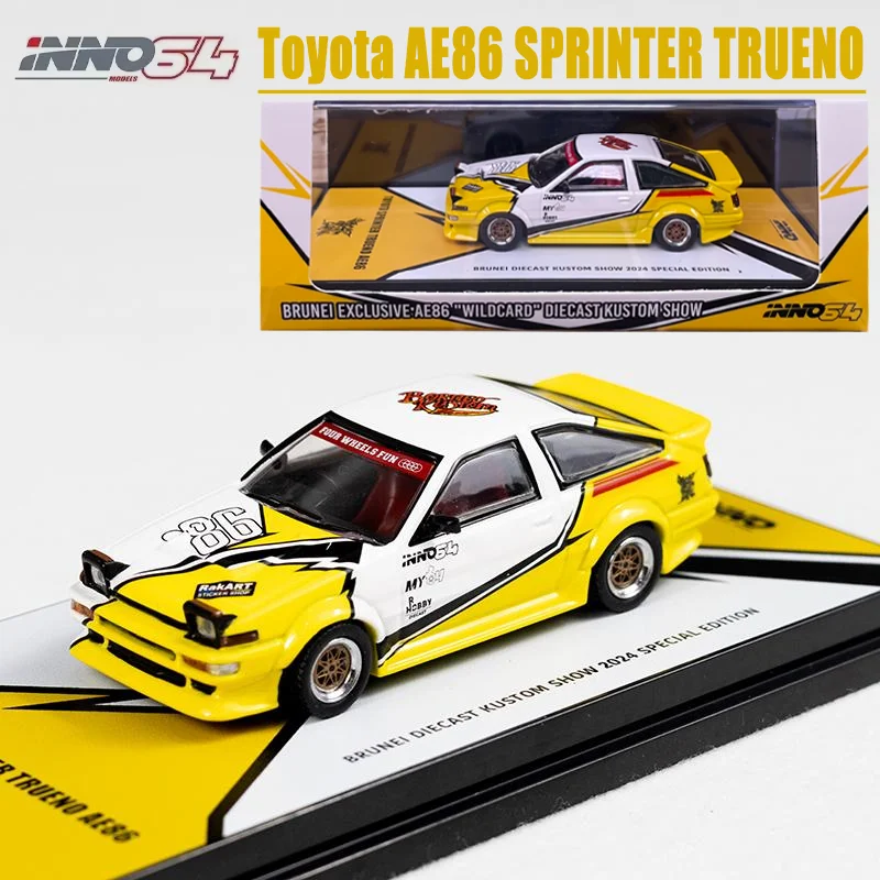 INNO 1/64 Toyota AE86 SPRINTER TRUENO Alloy Toy Diecast Metal Model Gift