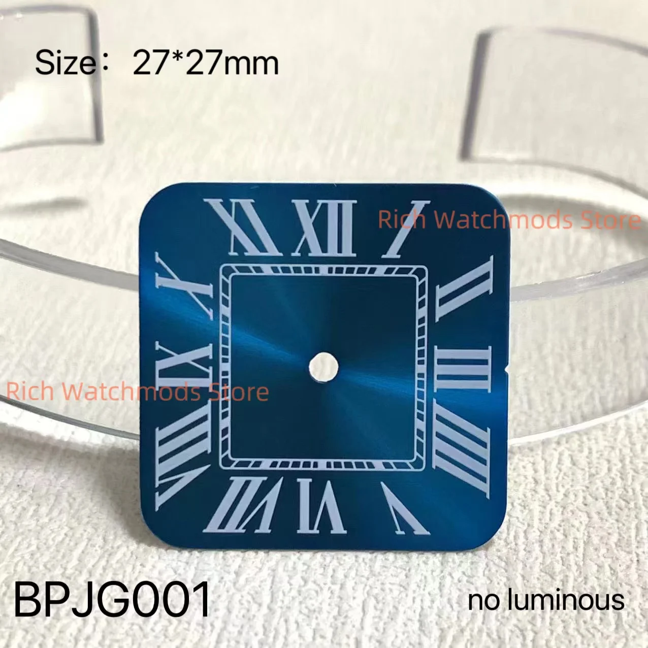 27MM Santos OEM sterile NH dial 35 dial watch module customized unmarked dial men's watch accessories watch parts no logo(BTG)