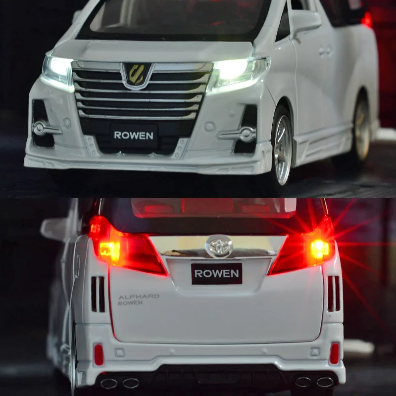 1:32 Alpha ROWEN Star voiture commerciale en alliage modèle de voiture son et lumière retirer jouets pour enfants adulte cadeau Collection moulé sous pression