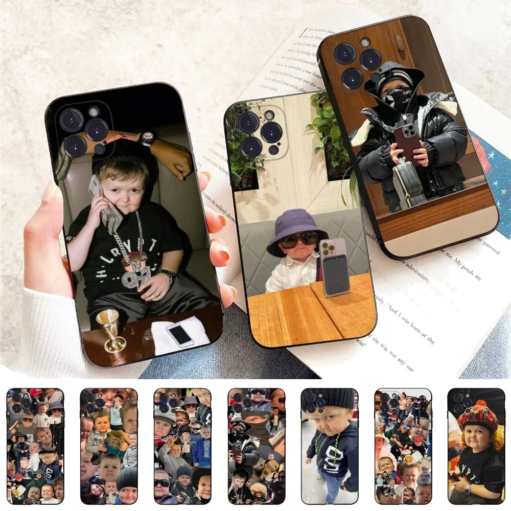 Hasbulla BOY Phone Case Silicone Soft for iphone 15 14 13 12 11 Pro Mini XS MAX 8 7 6 Plus X XS XR Cover