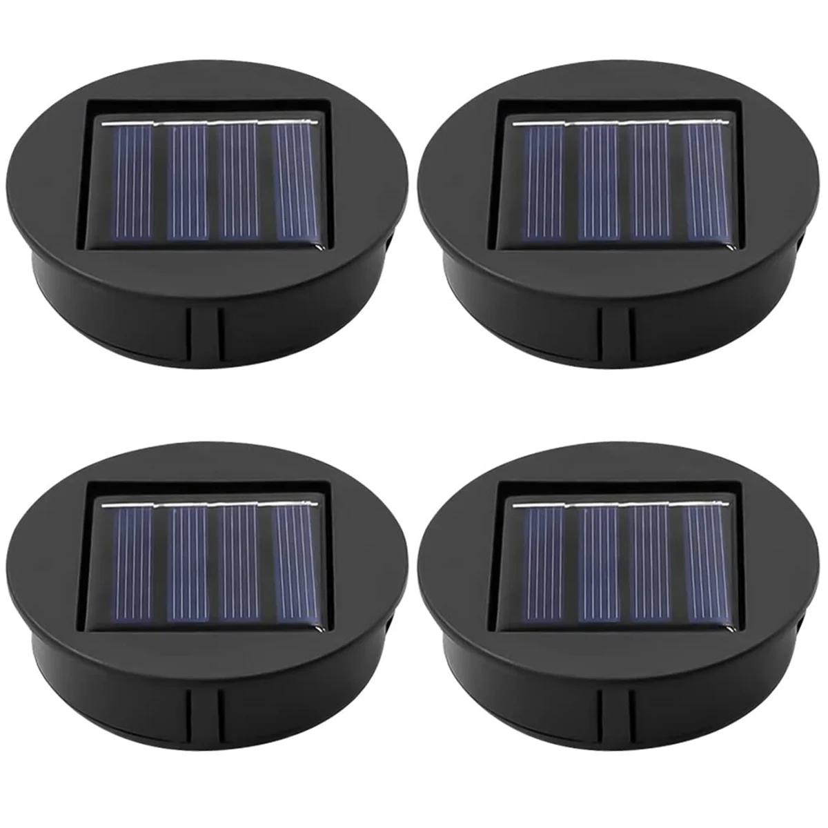 

A95I-Solar Light Replacement Top Solar Panel Outdoor Hanging Solar Lanterns Parts Waterproof Garden Lighting Accessories
