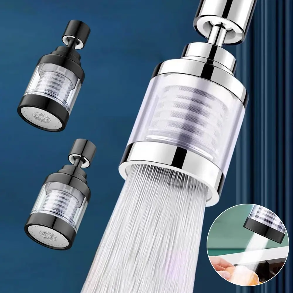 New 360 Degree Swivel Faucet Splash-Proof 3 Mode Adjustable Kitchen Filter Faucet Faucet Extender Universal
