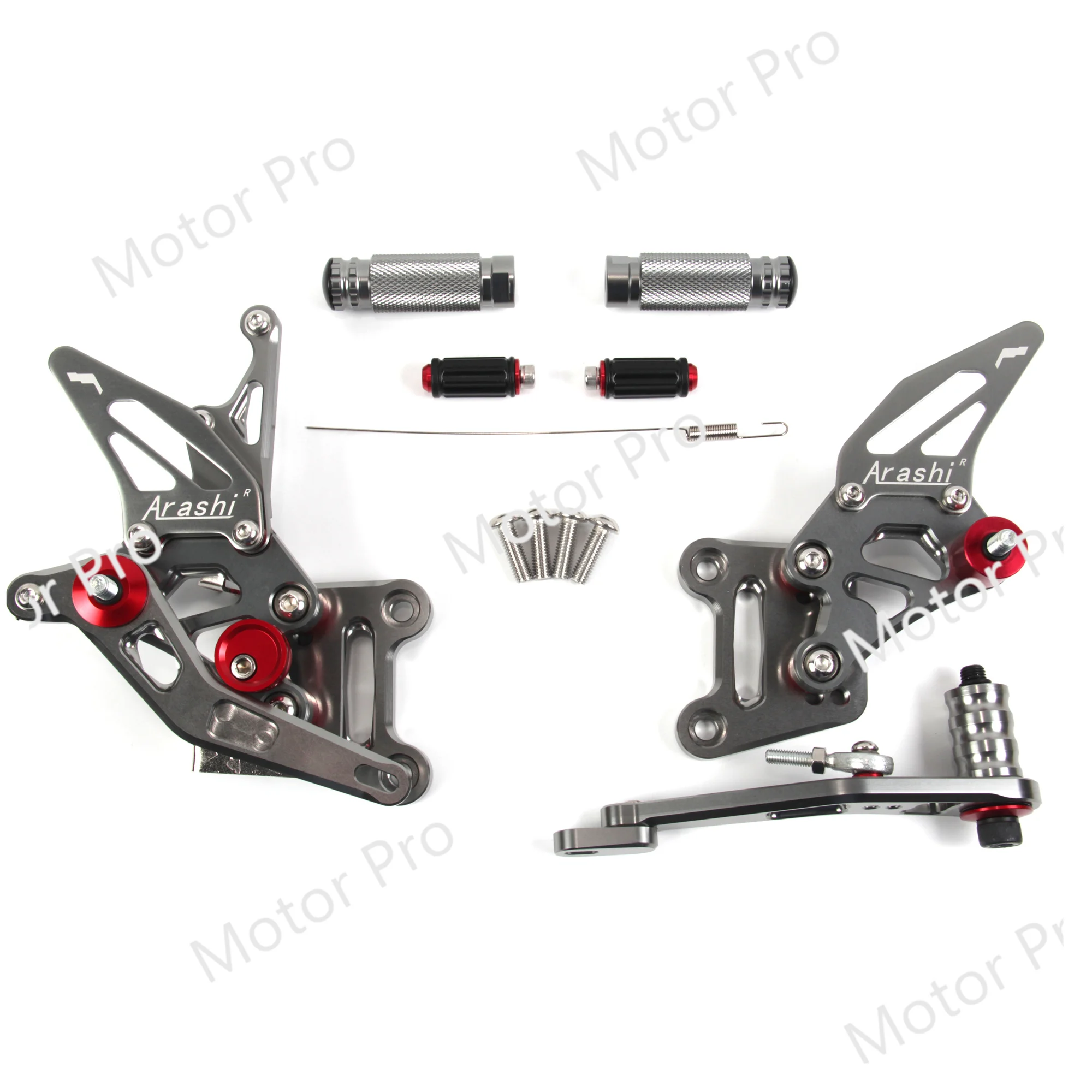 Adjustable Footrests For Suzuki GSXR 1000 2017 - 2023 Motorcycle Foot Pegs Rearset Pedal GSXR1000 GSX-R 1000R ABS 2018 2019 2020