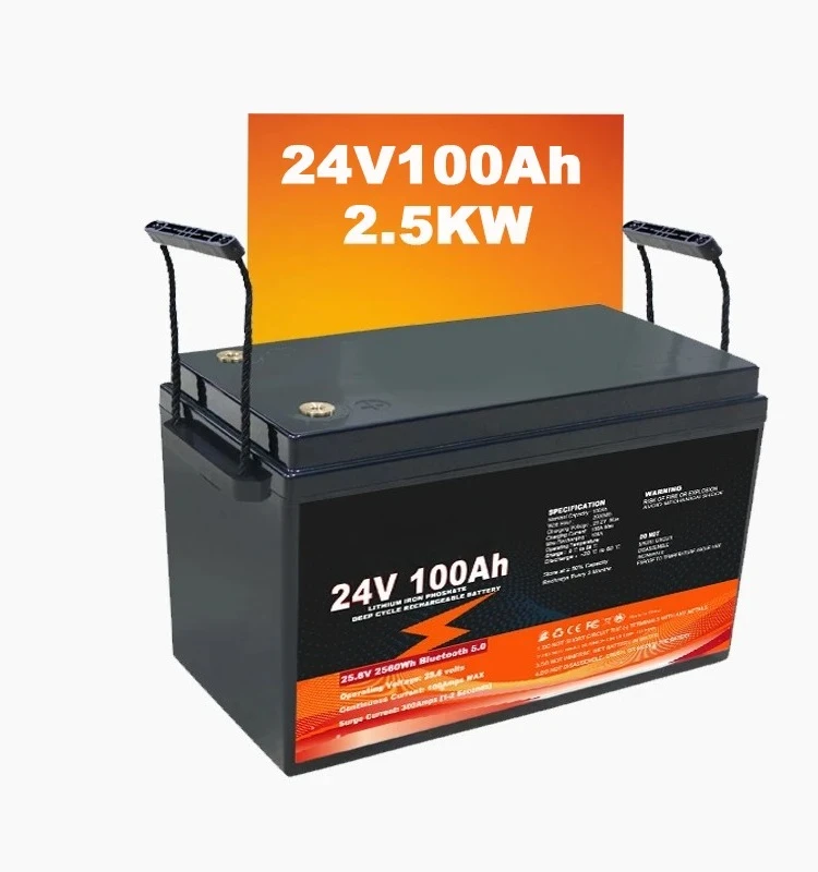 Battery 12V 24V 48V 50AH 100Ah 200Ah 400Ah 460Ah 600Ah Bluetooth IP65 Lifepo4 battery Household energy storage