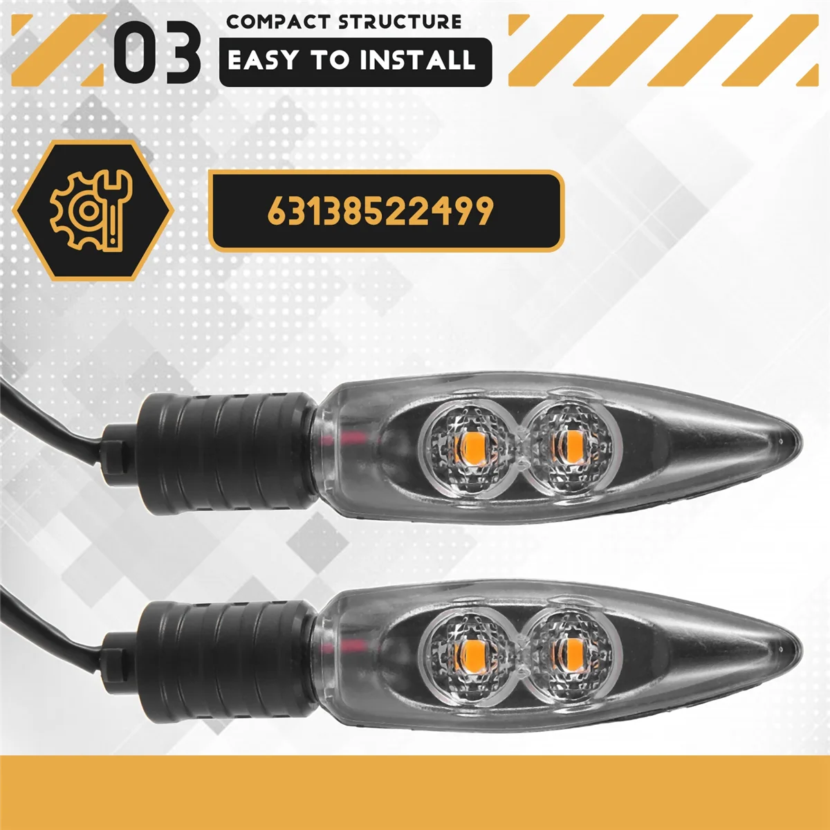 Для-BMW R1200GS Adv F650GS R1200R S1000R S1000RR F800GS K1300S G310R/GS мигалка поворотников светодиодные индикаторы спереди