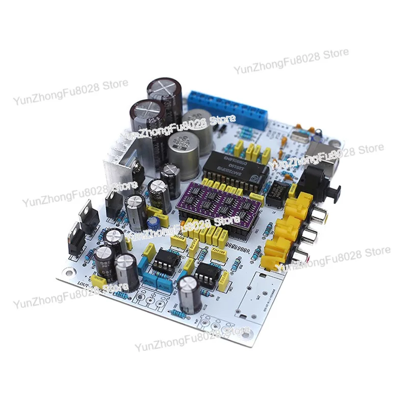 TDA1541 DAC Decoding Board with TDA1387 IC and QN7220P  Coaxial Fiber USB Port