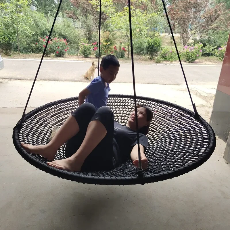Children's swing large playground scenic outdoor disc round bird's nest courtyard