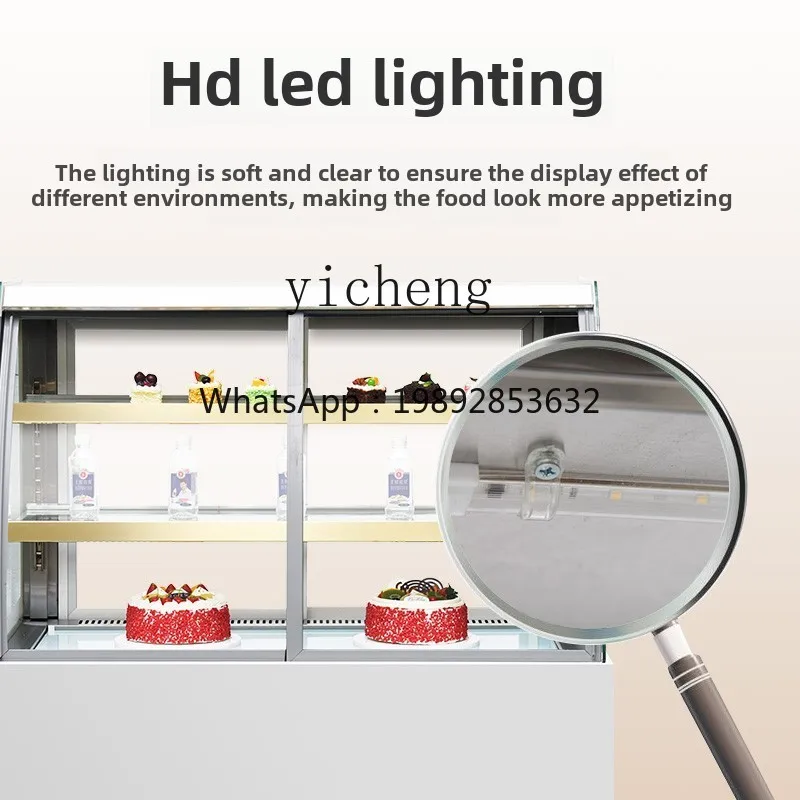 ZS  commercial refrigerated display cabinet air-cooled cake cabinet desktop small fresh-keeping cabinet