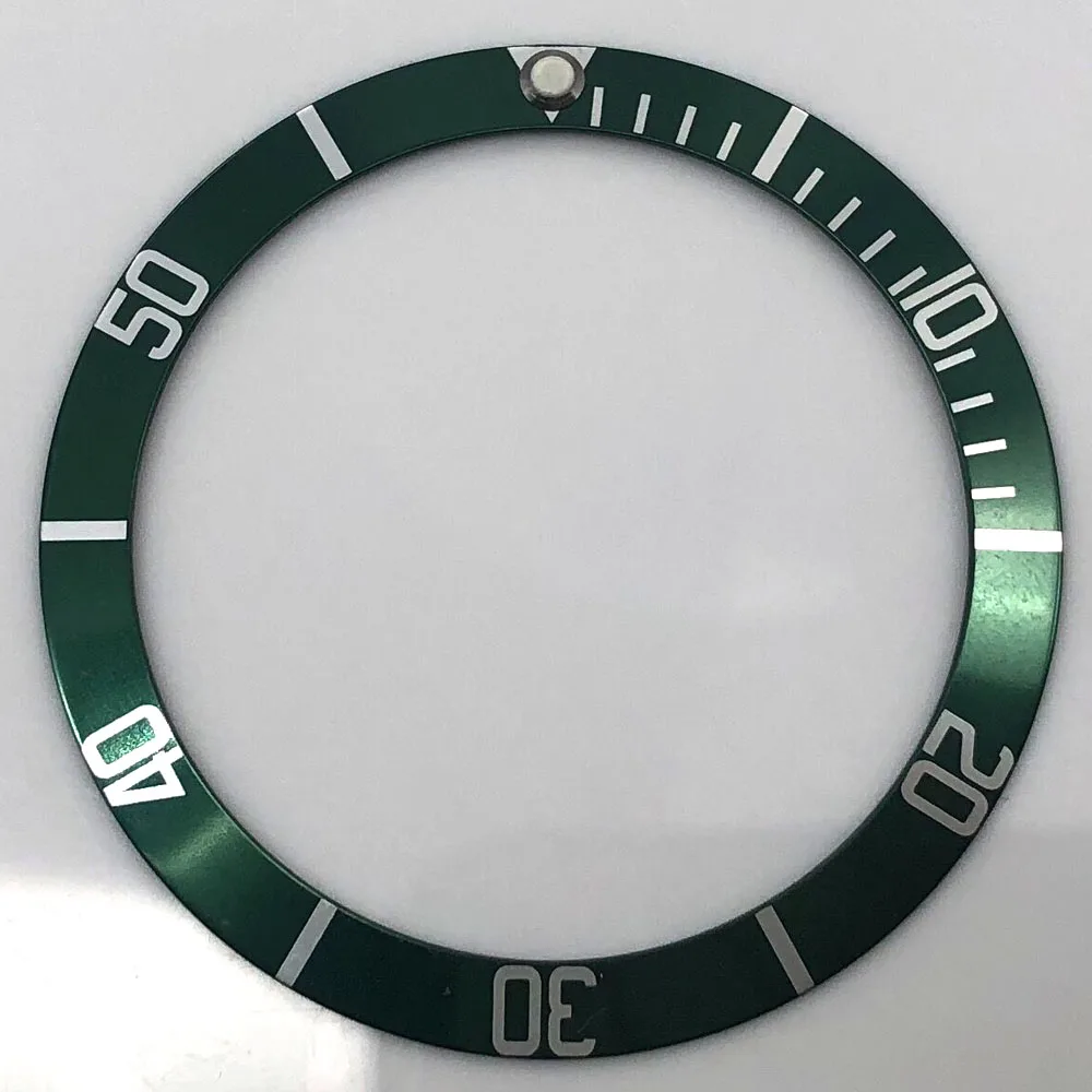 Outer Diameter 39.5mm Aluminum Bezel Watch Parts Fit 41mm Automatic Mechanical Case Red Blue Green Black Brown