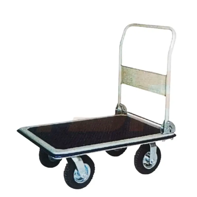 150kg 300kg Load Industrial Plastic Heavy Duty Foldable Platform Hand Trolley Cart Truck Utility Cart
