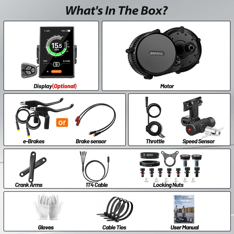 محرك Bafang Ebike متوسط المحرك UART M315 M615 M215 BBS01 BBS02B 36V 250W 350W 500W 48V 750W محرك دراجة كهربائية بدون بطارية
