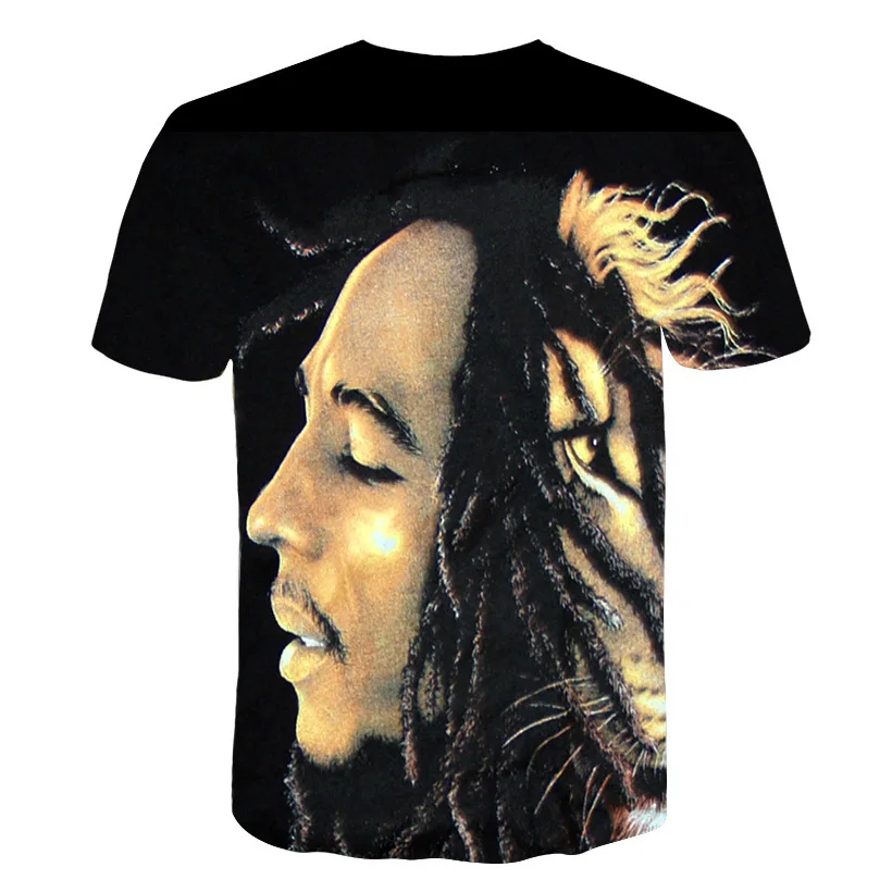 Bob Marley T Shirt Men New Fashion Smoking 3D Printed Tee Shirt Homme Casual T Shirt Brand Tee