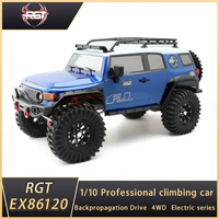RGT 1/10 RC 4WD simulation FJ CRUISER climbing off-road vehicle 3CH Ex86120 2.4G RC550 motor Remote control adult toy