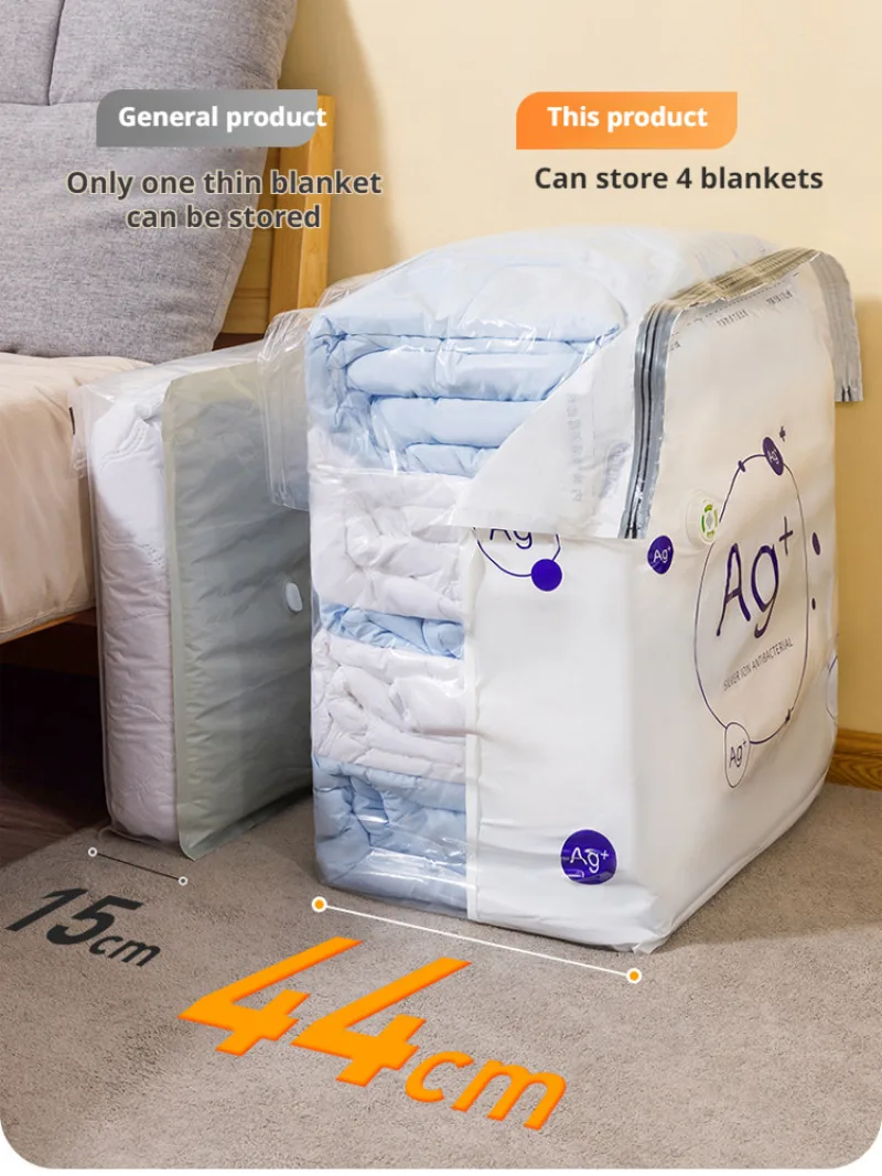 Antibacterial cotton clothing storage bag