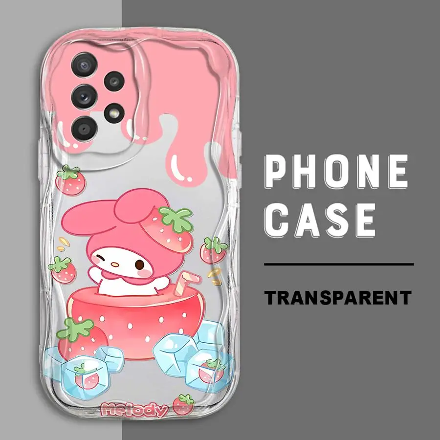 Sanrio Cinnamon Roll Soft Phone Cover Case for Samsung Galaxy A32 A54 A36 A23 A56 A24 A53 A35 A52 A55 A25