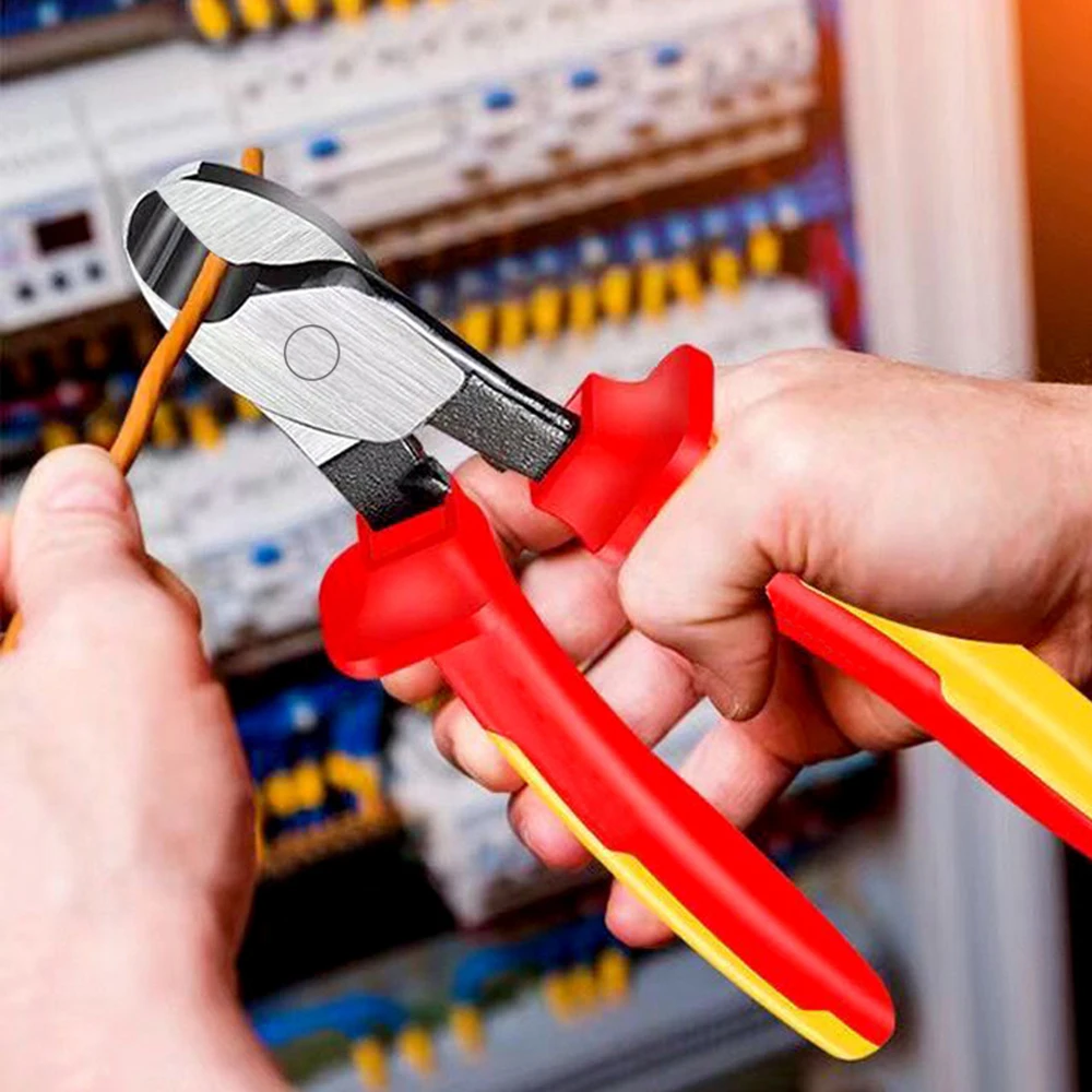 6/7/8 zoll Professionelle Schneiden Zangen Abisolieren Werkzeug Seite Cutter Kabel Grate Nipper Elektriker DIY Reparatur Hand Werkzeuge – Detail 2