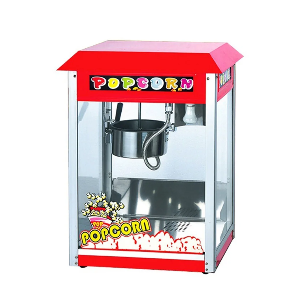 

Commercial Popcorn Maker Electric Corn Puffing Machine Automatic Popcorn Making Machine Snack machine