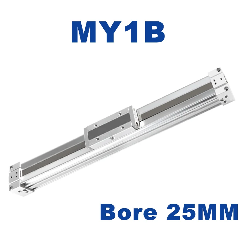 

Механически соединенный бесштоковый цилиндр MY1H MY1H25 MY1H25G с линейной направляющей, ход 100, 200, 300, 400 мм, новый, оригинал