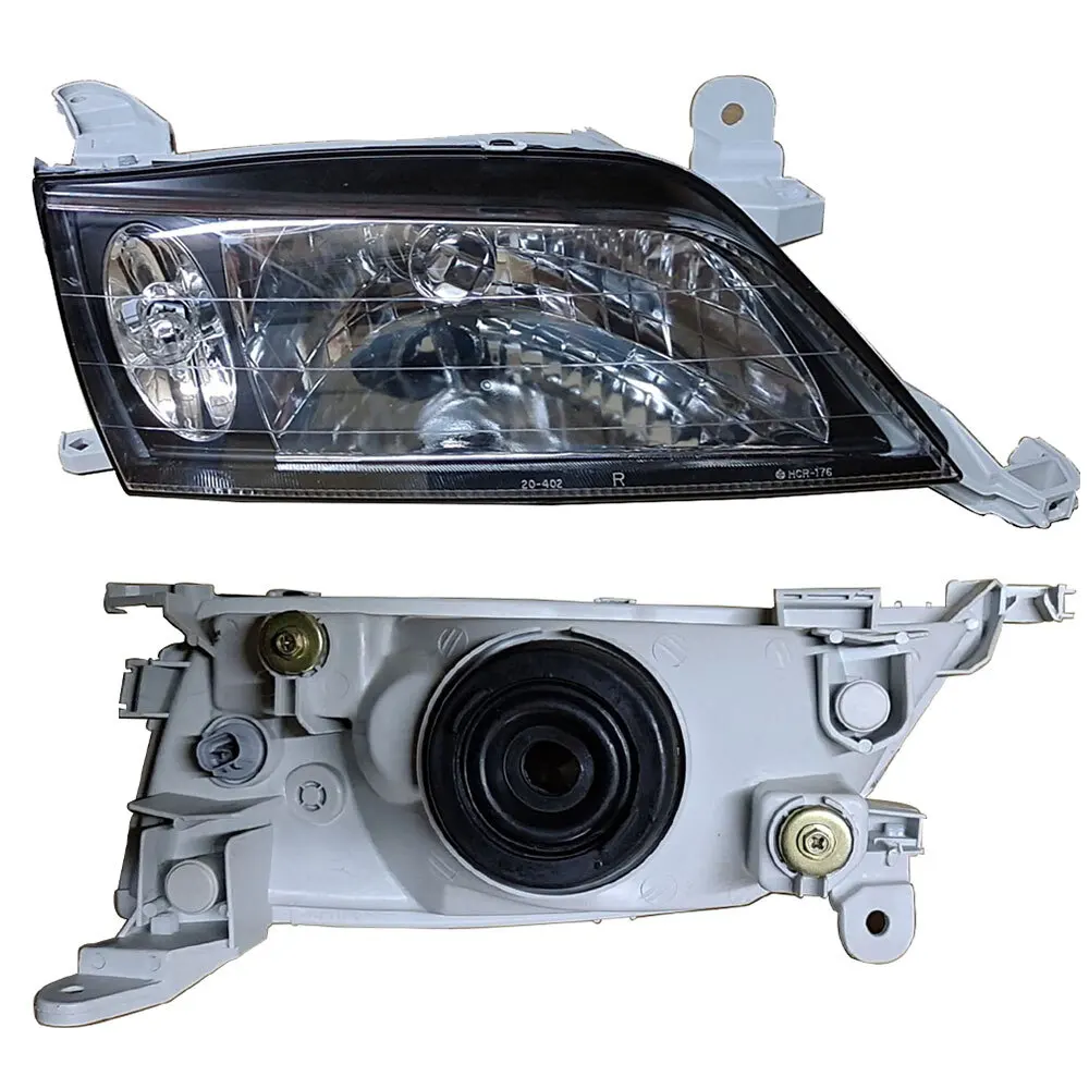 1 Pair Car Headlights For Toyota Carina #T21# 1996-2001 Automobile Headlamp 811502B710 811302B750