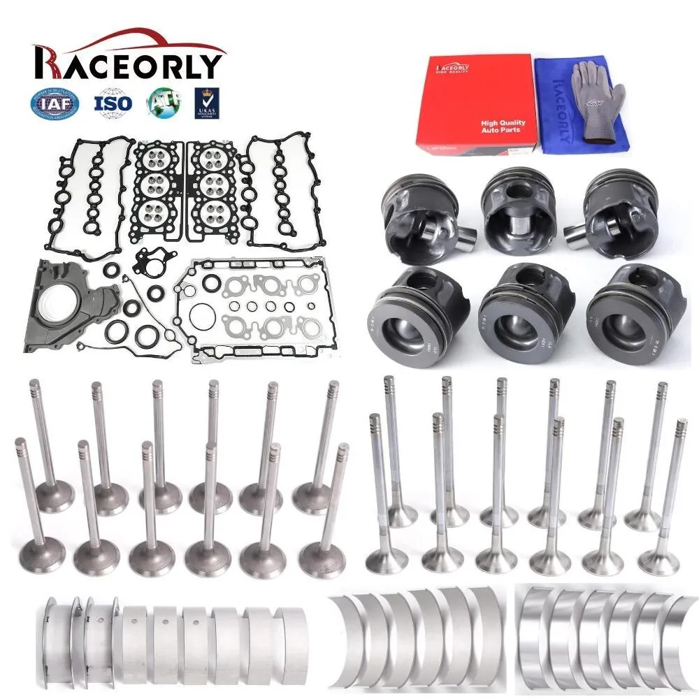 RACEORLY Engine Overhaul Kit For Land Rover Discovery Jaguar 3.0 V6 Diesel 306DT LR018030, LR036542, 1311285, LR013063