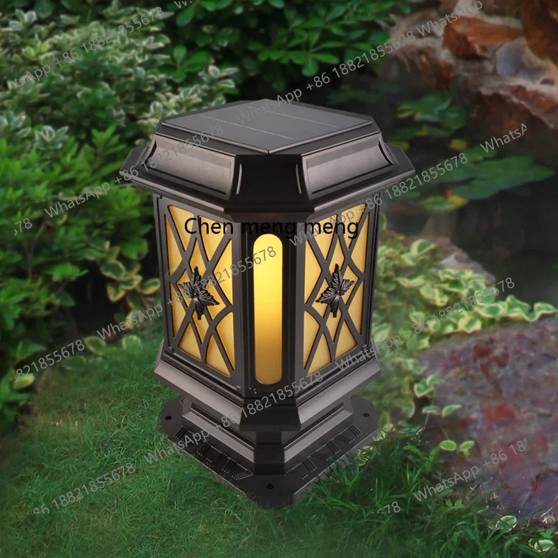 New arrive Outdoor wall stigma lamp waterproof villa European outdoor new Chinese garden pillar lamp