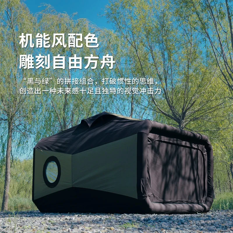 Space Station Inflatle Tent Camping Viewing Window Vent