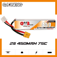 GAONENG GNB 450mAh 2S 75C 150C 7.4V XT30 LiPo Battery For Tinyhawk II Small Heli Helicopter Multiroter Mini Micro FPV