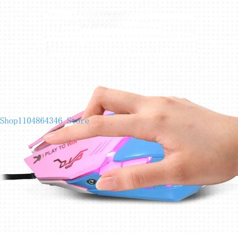 5ASD PINK 3200DPI ERGOMONICLY OPTICAL USB Компьютерная мышь для ноутбука для ноутбука ПК