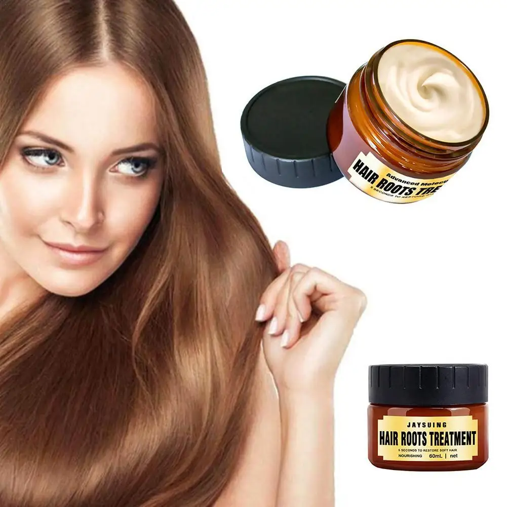 Magical Hair Mask Moisturizing Refreshing Oil Control Repair Damaged Hair Hair Soft Smooth Nourishing Anti Frizzy Hair Care 60ml