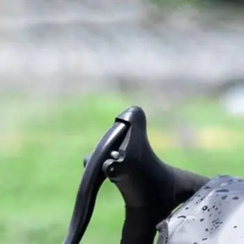 Multi Compartment Front Bike Bag Compatible with Most Handlebar Types Using Adjustable Snap Buckle Straps for Stability